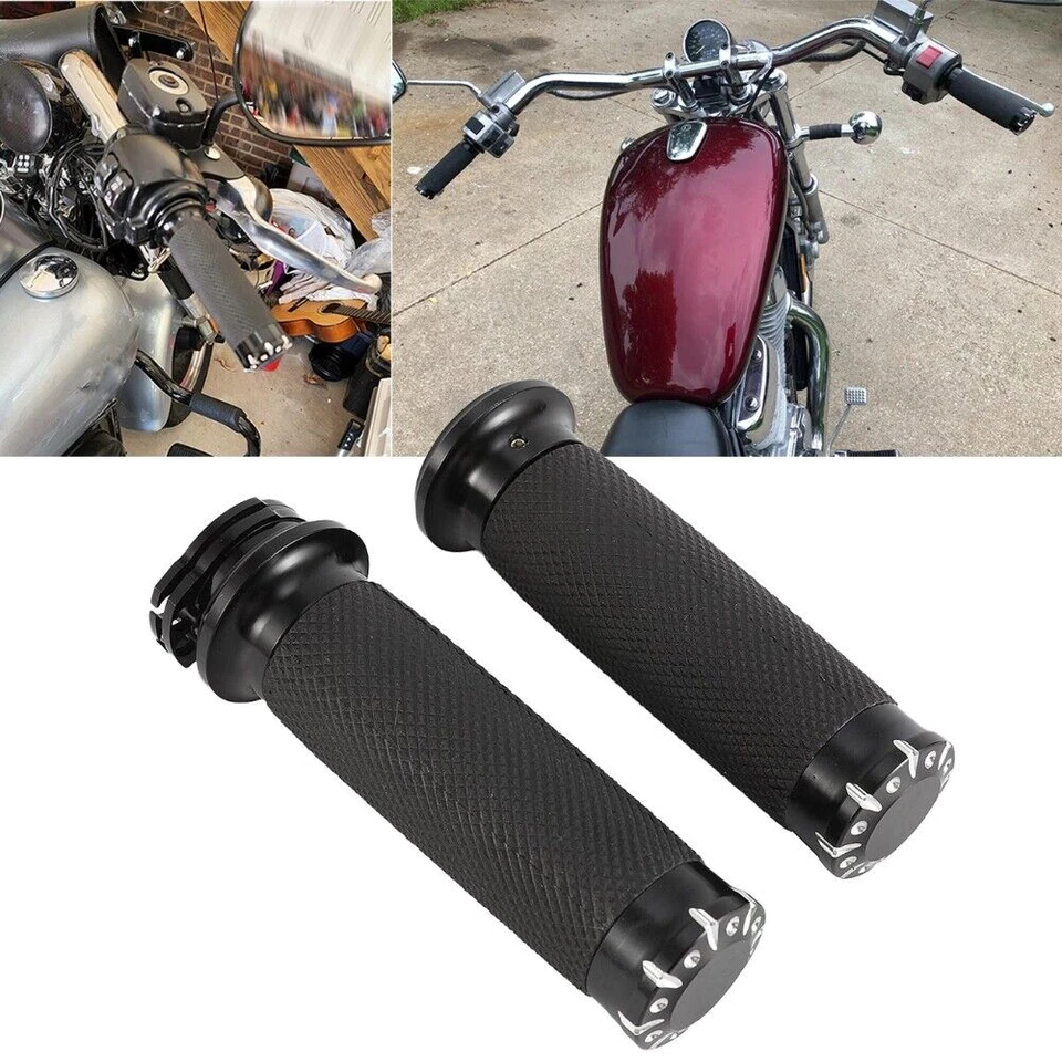 1" Handlebar Hand Grips For Suzuki Intruder Volusia VS VL 700 750 800 1400 1500 Foto 2 de 4