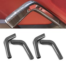 ABS Kohlefaser Innen Zentral Türgriff Abdeckung fits für Porsche Cayenne 11-2017