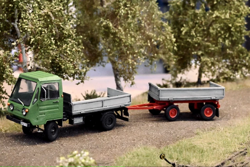 Multicar M25 Langpritsche Laster H0 1:87 Modell Bausatz LKW IFA 3D Druck DDR GDR - Bild 3 von 4