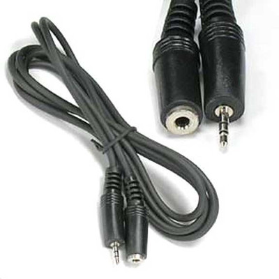 6ft adaptor Cable/Cord/Wire 2.5mm Male~1/8''inch (3.5mm) Female Stereo/Audio$SHdi