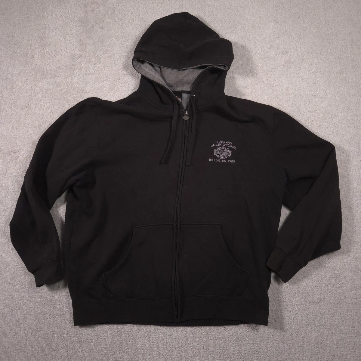harley davidson zipper hoodie products for sale | eBay