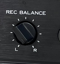 KENWOOD KX-32B STEREO CASSETTE DECK REPLACEMENT GENUINE PARTS REC BALANCE Knob 