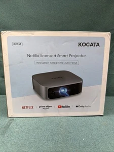KOGATA GC355 Projecteur intelligent Netflix 4K Lancer court 2000 ANSI WiFi gris