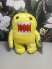 Licensed Japanese Domo-Kun 10" Soft Yellow Plush Doll-Brand NWT