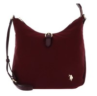 U.S. Polo Assn. Houston Hobo Bag Schultertasche Tasche Wine Weinrot Neu