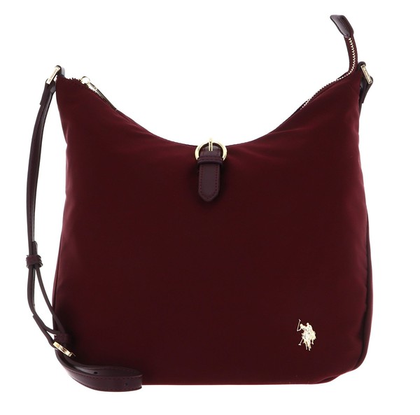 U.S. Polo Assn. Houston Hobo Bag Schultertasche Tasche Wine Weinrot Neu-image