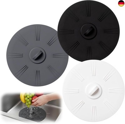3 PCS Abflussstöpsel, Universal Spüle Stöpsel, Badewannenstöpsel, Bod