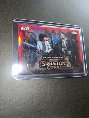 Topps Chrome Star Wars Skeleton Crew (SC-13) 4/5 Red Refractor