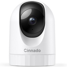 2K Indoor WiFi Security Camera 360 Pet Baby Monitor Night Vision 2-Way Audio