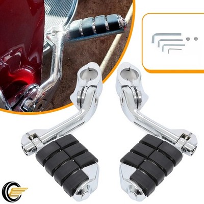 Repose-Pieds Autoroute Lindby Wide Band pour Tube 1-1/2 Chromé