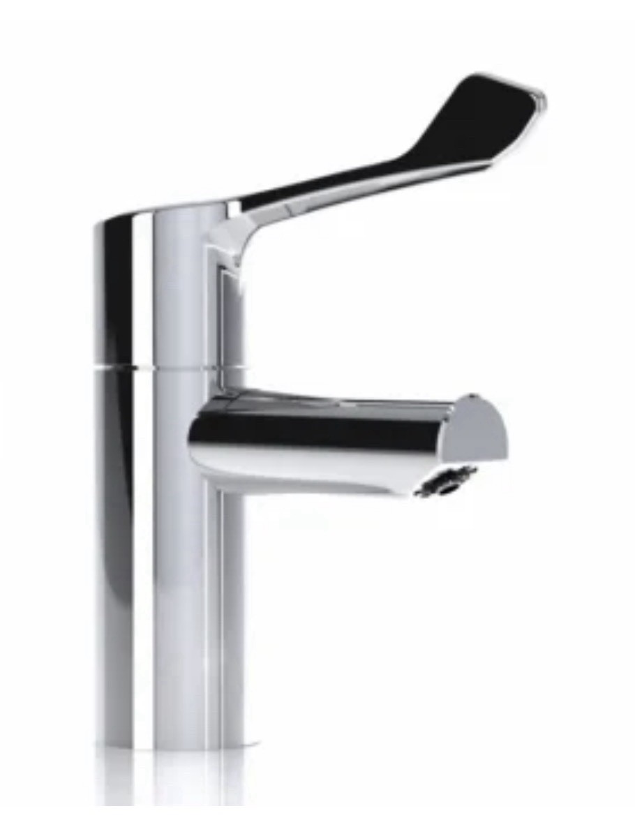 Inta IT1005FT Safe-Touch Thermostatic Basin Mixer Tap with Flexi Tails