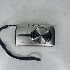 Olympus Stylus 600 Digital 6.0MP Digital Camera Silver Untested READ