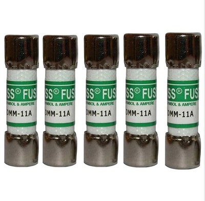 Set of 5 Pieces DMM 11A 1000V (DMM-11A,DMM11) NEW FLUKE DIGITAL MULTIMETER FUSE