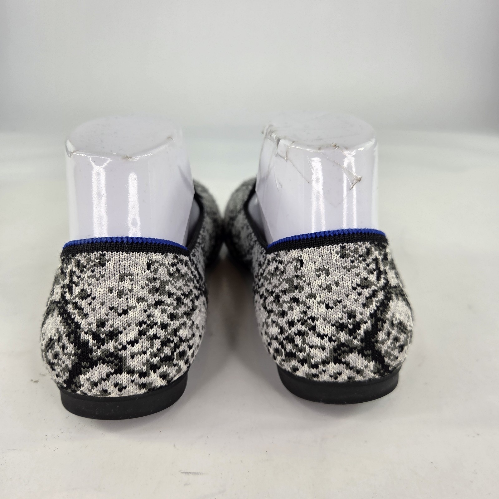 Rothy's Python Almond Toe Charcoal White Loafer U… - image 6