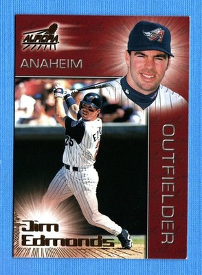 1998 Aurora #2 Jim Edmonds Anaheim Angels