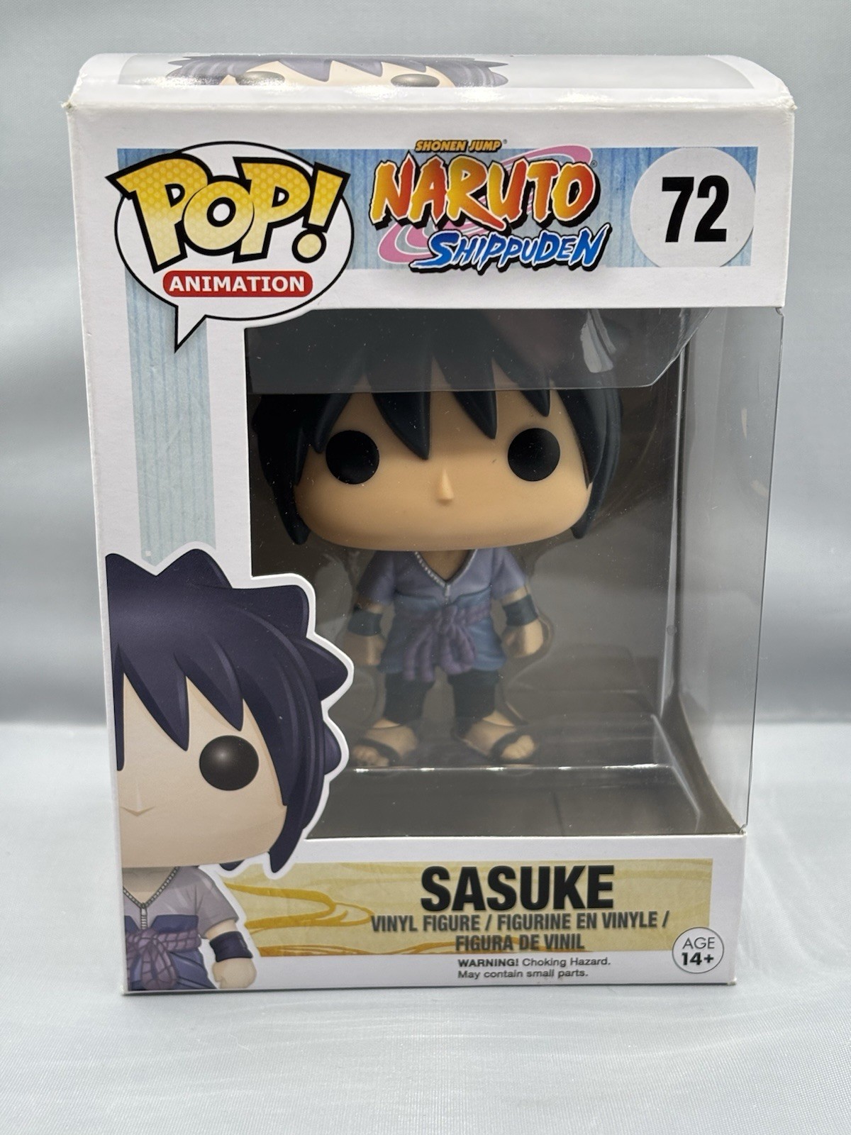Funko Pop! Naruto Shippuden Sasuke #72 Vinyl Figure. 4505