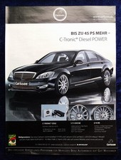 2008 Carlsson With Mercedes Benz S-class W221 Original Advertising