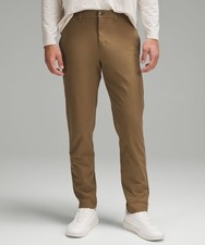 NWT Lululemon Men  s ABC Pants Warpstreme Artifact Brown 36 x 30 Slim Fit