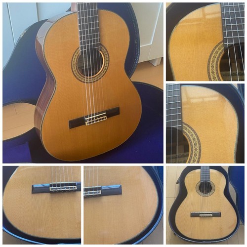 Ryoji Matsuoka No.50 Classical Guitar Solid Cedar Top Japan Vintage W/Case - Picture 5 of 10