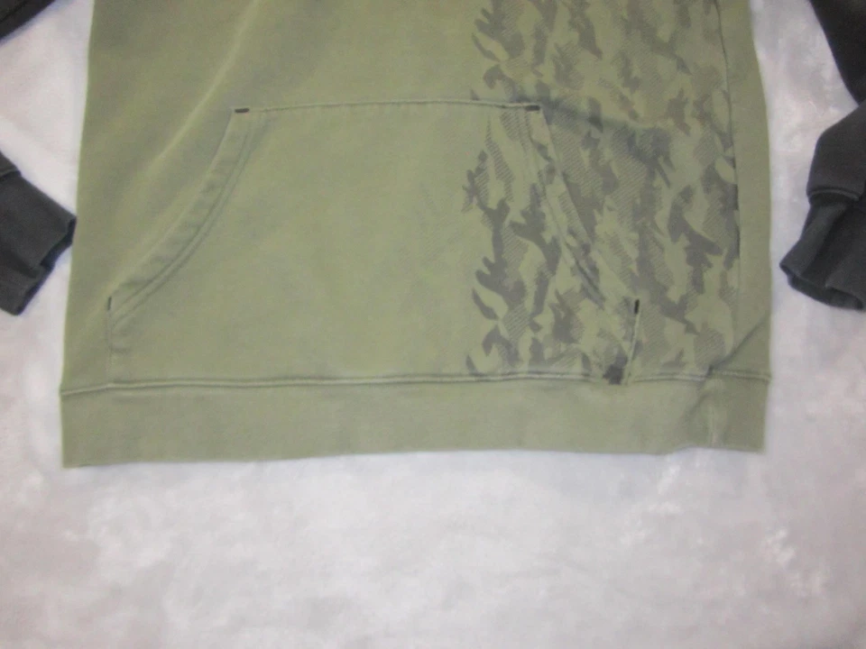 Sudadera con Capucha UFC Para Hombres Mediana Verde Negra MMA Mixta Artes Marciales Pullover Foto 3 de 4