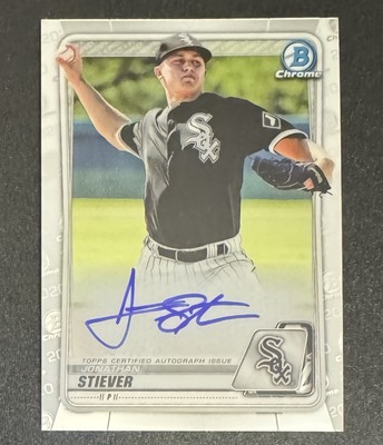 Jonathan Stiever 2020 Bowman Chrome Prospects AUTO #CPA-JS - Chicago White Sox