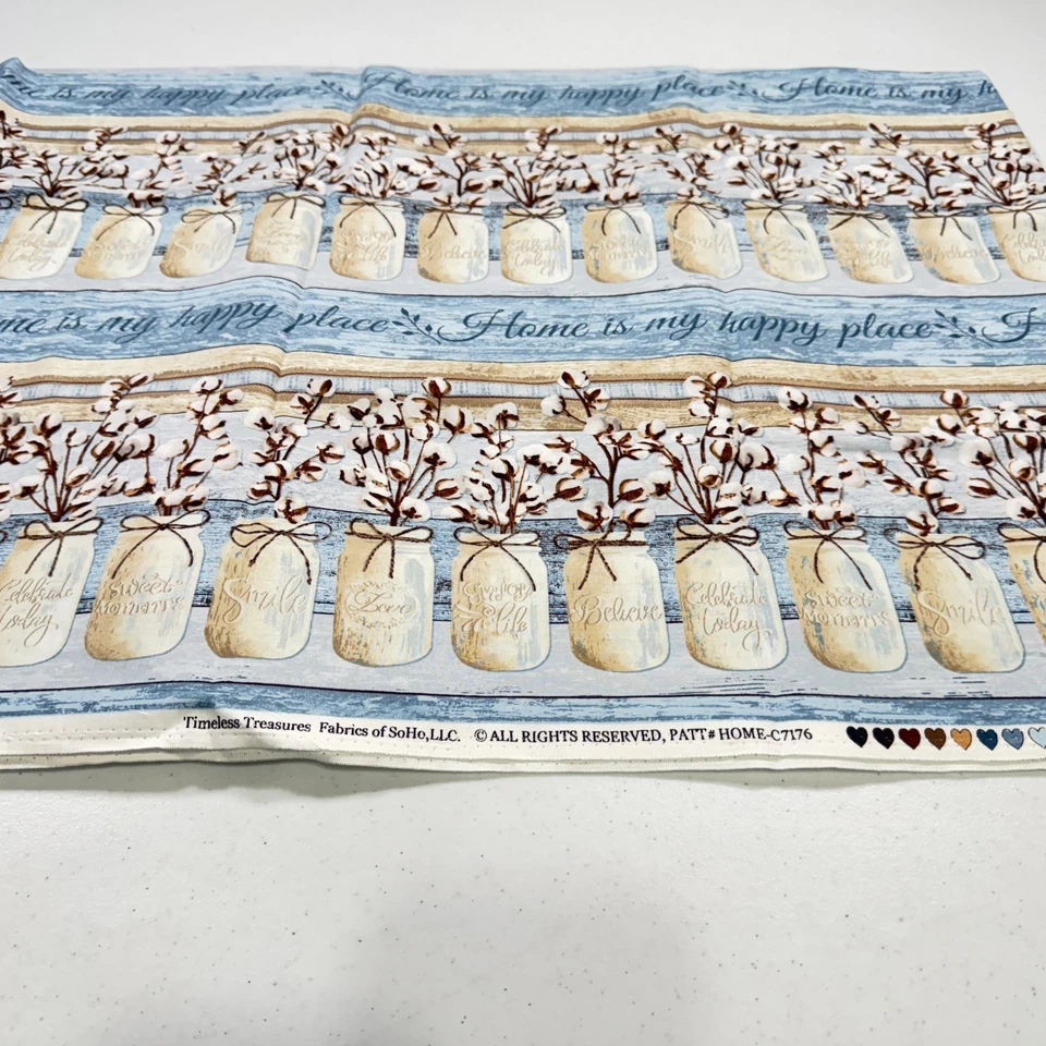 вневременные сокровища квилтинг ткани хлопок бежевый синий каменщик банка 7176 grace 44 x 71 - Изображение 3 из 4