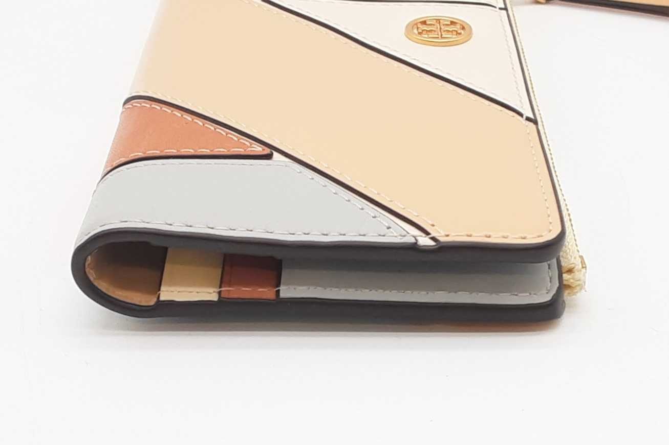 Tory Burch Robinson Patchwork Color Block Wallet … - image 3