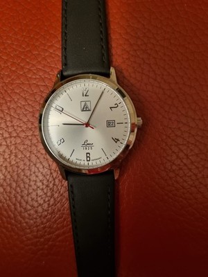 Jubiläumsuhr 50 Jahre IG Metall Edelstahl Datumsanzeige Laco Armbanduhr 1925 Uhr