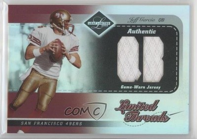 2003 Leaf Limited Threads Position 72/75 Jeff Garcia #LT-42 0f6