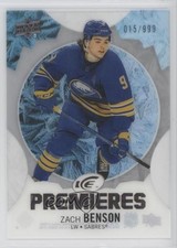 2023-24 Upper Deck Ice Premieres 15/999 Level 4 Zach Benson #155 s3g
