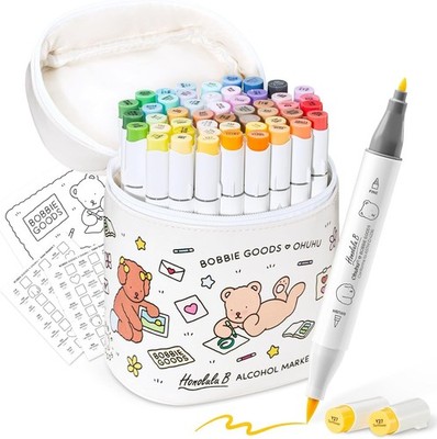 Ohuhu x Bobbie Goods Honolulu B 48 Colors Alcohol Art Markers New IN HAND