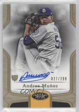 2020 Topps Tier One Break Out 27/299 Andres Munoz #BOA-AMU Rookie Auto RC 0a4s