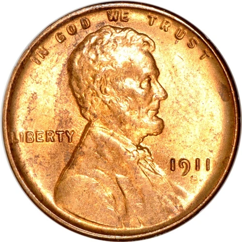 1911-S 1C Lincoln Cent NGC MS64RB OFH