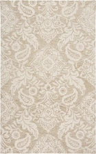 Feizy FZRG43728 Lazi 8' x 10' Wool Hand Tufted Transitional - Oyster / Ivory