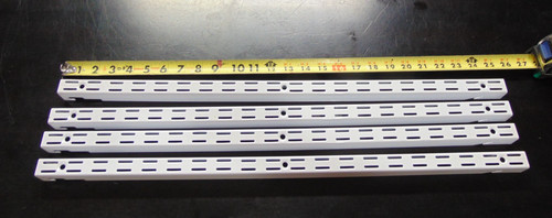 Rubbermaid Configurations Lot of 4 Dual Ended Upright 25" Track Extension Closet