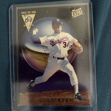 Nolan Ryan 1993 Fleer Ultra #4 Of 5 Strike Out King! Texas Rangers! Hall of Fame