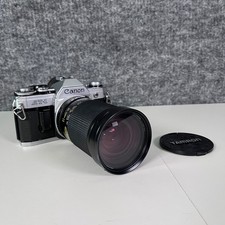 Canon AT-1 35mm SLR Camera with Lens - Not Tested