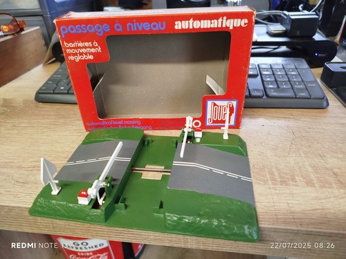 Modelleisenbahn Bahnübergang ho Jouef Elektro mit Originalkarton