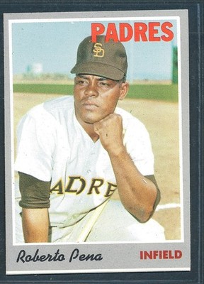 1970 Topps #44 ROBERTO PENA San Diego Padres ~ NM to NM+