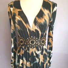iCE Exotic Womans Tie Back Size 8 Dress