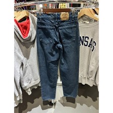 Vintage Levi 550 Orange Tab Dark Wash Tapered Relaxed Jeans 28x30