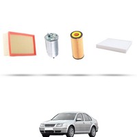 Hoffcar Set Service - 4 Filter FüR VW Bora 1.9 Sdi 50Kw Von 1999