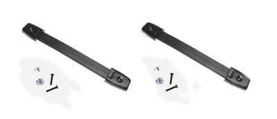 (2 PACK) PENN ELCOM 0315BK Strap Handle w/ Black Ends for Amps / Racks / Cases
