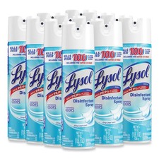 LYSOL Brand 19200-79329 19oz Disinfectant Spray - Crisp Linen 12/Carton New
