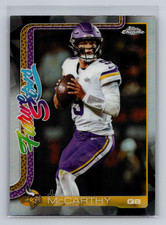 JJ McCarthy 2025 Topps Chrome Football Future Stars Refractor #FS-18