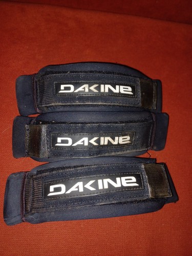 Set of 3 DAKINE windsurfing FOOT STRAPS w/original stainless steel hardware