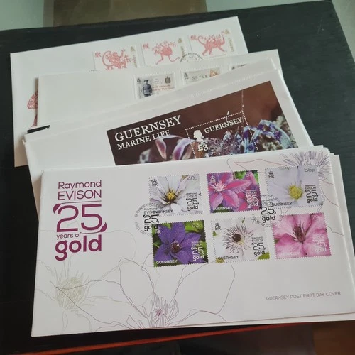 GUERNSEY 2013-2016 25 FIRST DAY COVERS