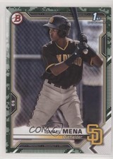 2021 Bowman Prospects Camo Border Ismael Mena #BP-36 0w7