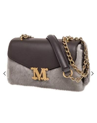 Max Mara Mini Mink Fur Shoulder / Crossbody Bag