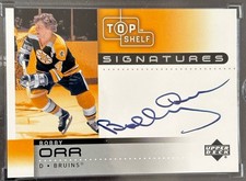 Bobby Orr Auto 2002-03 Upper Deck Top Shelf Signatures